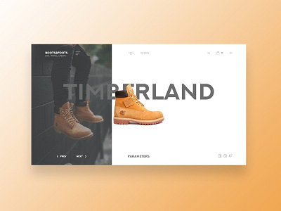 BOOTS&FOOTS design flat ui ux web website