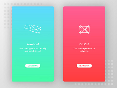 Messanger app design flat illustration ui ux web