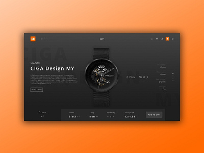 Mi CIGA Design MY Concept design flat ui ux web website