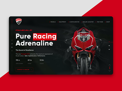 Ducati Panigale Web Showcase Exploration