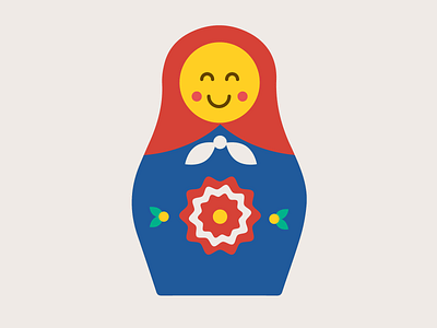 Modern Feelings: Nesting Doll emoji emotion feelings graphic design illustration illustrator nesting doll
