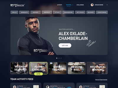 STATSports Training Library Concept