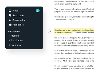 Void — Highlights bookmarks collections highlight inbox read later tags