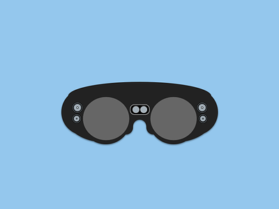 Magic Leap One design flat graphic design icon magic leap mixed reality vector