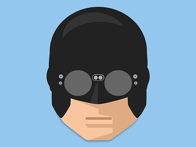 Magic Leap Helmet Concept augmented reality design flat graphic design illustration magic leap mixed reality vector