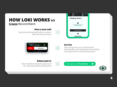 Loki Deck - Slide 4 appdesign branding design keynote pitchdeck presentation ui ux
