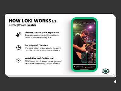 Loki Deck - Slide 6 app app design branding design google slides keynote mobile pitch pitch deck presentation presentation design slides ui ux