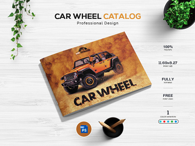 Car Wheel Catalog Design