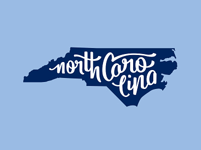 North Carolina lettering