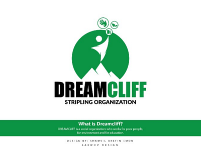 Dreamcliff logo dream dream logo dreamcliff dreamcliff logo logo logo design social organization logo