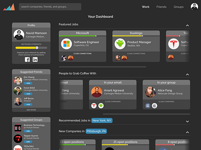 Netscale - Dashboard adobe xd design flat networking ui web