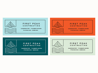 FPC Badges badges color palette design graphic design typography