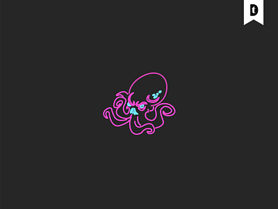 Octopus Icon branding branding and identity branding design design flat icon illustration logo minimal vector