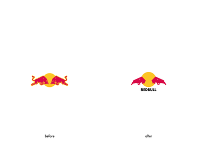 Red Bull Redesign branding branding and identity branding design design flat icon logo type typography vector