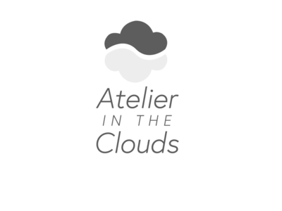 Brand Concept for Atelier in the Clouds branding design flat icon lettering logo type typography vector