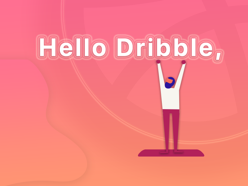 Hello Dribble Concept. by Mridul Ahmed on Dribbble