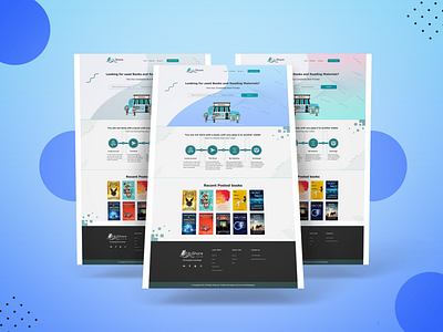 EduShare Landing Page UI concept. education web ui edushare uidesign uxdesign webdesign