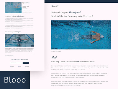 Blooo-GY--- Blog Page Design
