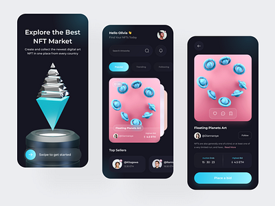 NFT Marketplace - Mobile App