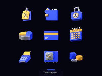 Finance 3D Icons