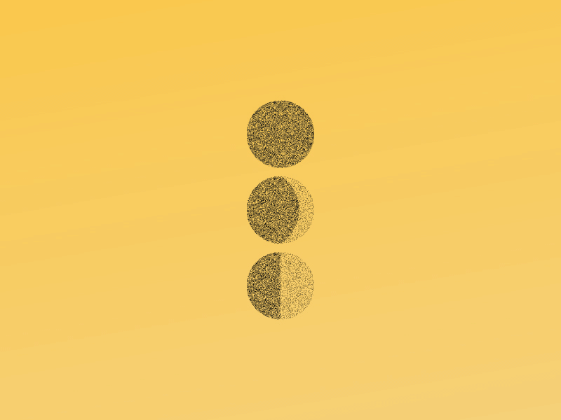 Moons Test animation gradient moons texture