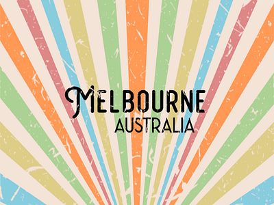 Melbourne design vector