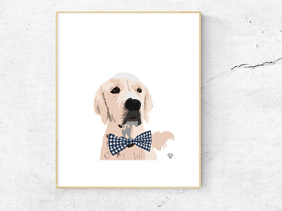 Stan Dog Wall Art 1 animal animal pet animal art dog pet vector