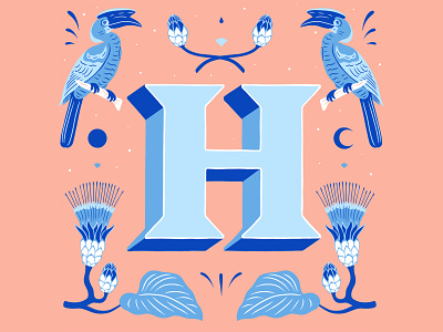 H - 36 Days of Type 2021 36daysoftype 36daysoftype21 customlettering handlettering illustration lettering lettering art lettering artist type typography