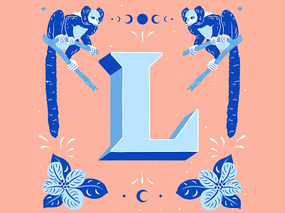 L - 36 Days of Type 36daysoftype 36daysoftype21 customlettering handlettering illustration lettering lettering art lettering artist lettering challenge typography