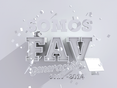 Somos FAV 3d c4d type wip