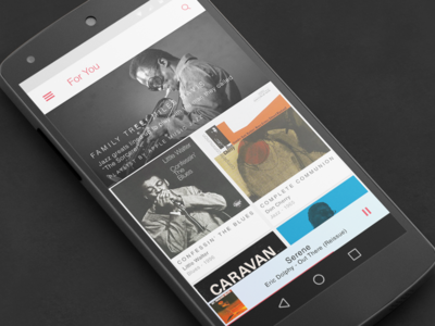Apple Music Material Design android app apple apple music concept google ios lollipop material design mobile music ui