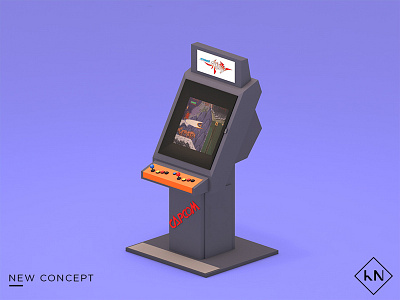 New Concept 3d arcade c4d capcom illustration low poly model retro video game