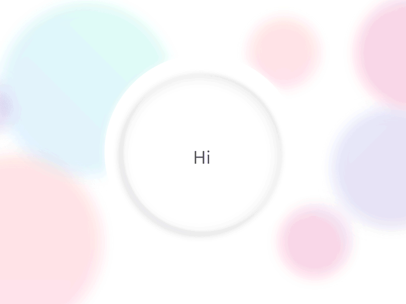 Hi ai animation face recognition interface loop motion graphics ui ux