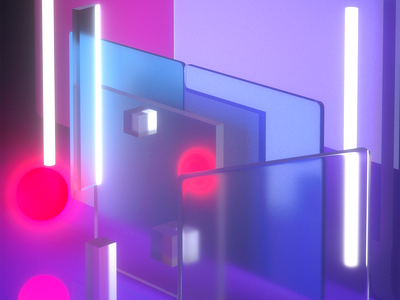 Frosted glass experiment by Karen Novelo on Dribbble