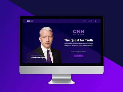 Web design for CNH Forum branding design ui uidesign web
