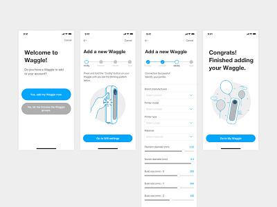 Waggle iOS app design