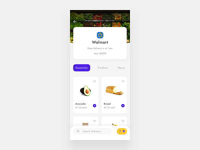Plum Grocery Delivery / Shop design food grocery grocery app grocerydelivery ios mobile mobileapp shop ui uidesign ux uxdesign