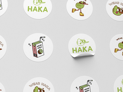 Haka Sticker Ilustrations