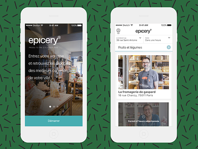 iOS App for Epicery app apple design ergonomics grocery ios iphone order ui ux
