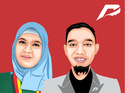 Vectorize Me and My Wife (Fix Design)