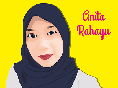 Anita Rahayu (Anak Pa Dalang Adim) art illustration vector