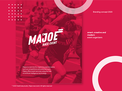 Branding concept : Majoe race event ( event organizer services)