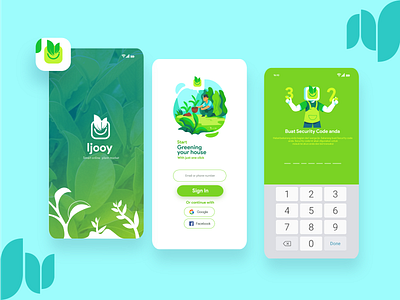 UI design Login page IJOOY App