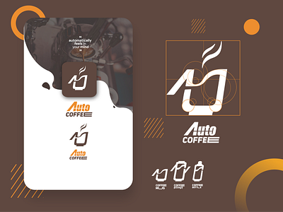 Auto coffee logo design