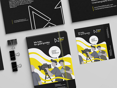 Demi Nilai studio:we help for good grades branding design illustration logo typography