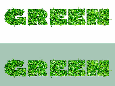 Green art design illustration photograhy typography