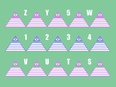 Pyramids art color design icon illustration logo pastel pyramids typography vector