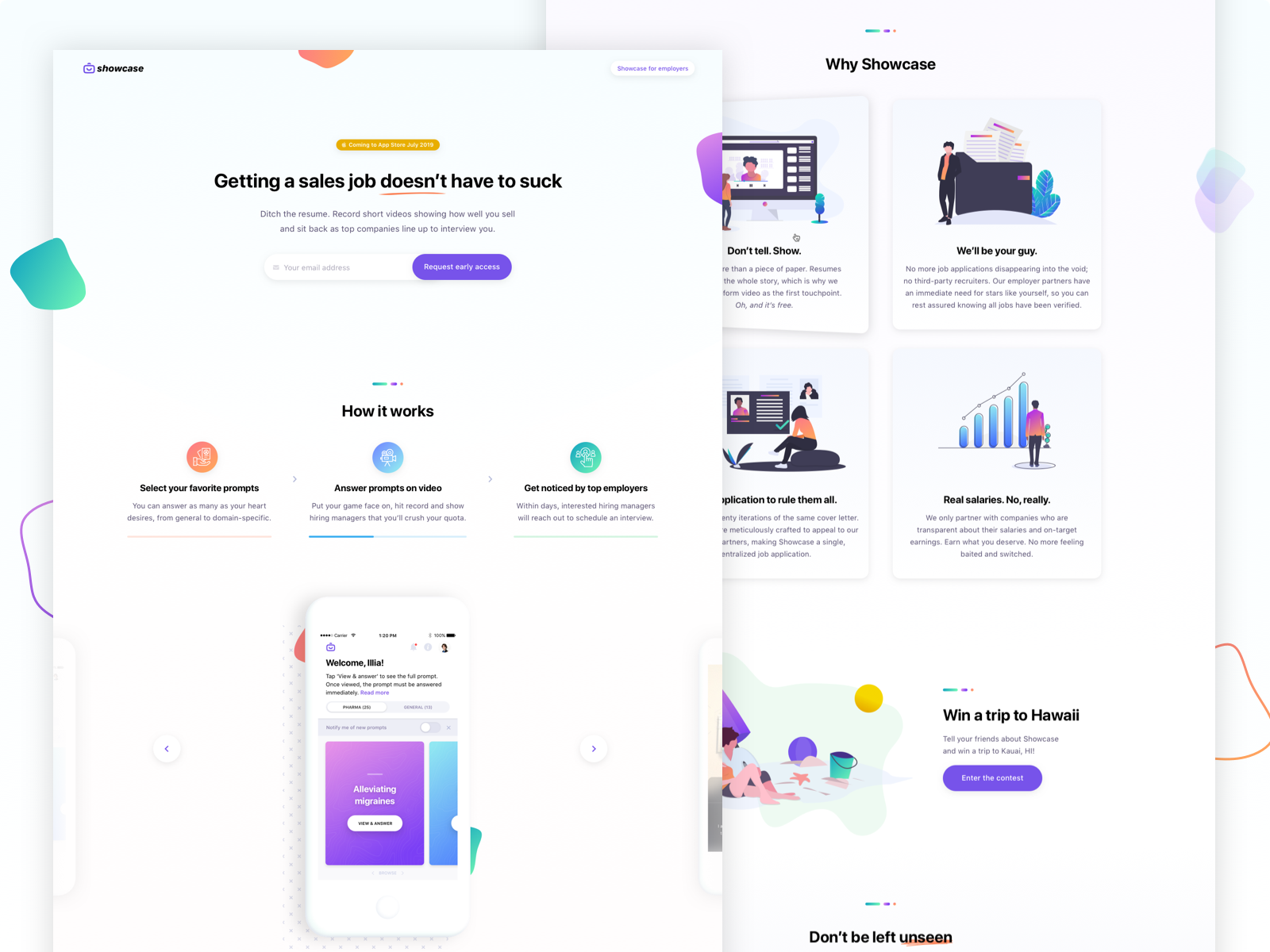 Showcase — Landing Pages By Illia Strikhar On Dribbble