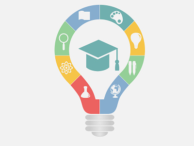 Education Concept design icon illustration