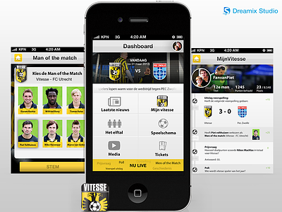 Mijn Vitesse android app ios mobile app soccer vitesse